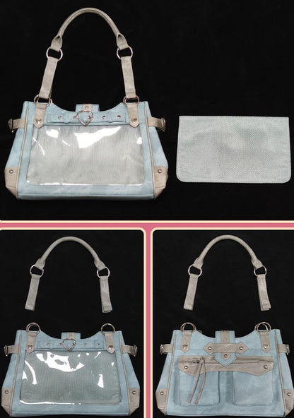 Cyan Motorcycle Ita Shoulder Bag