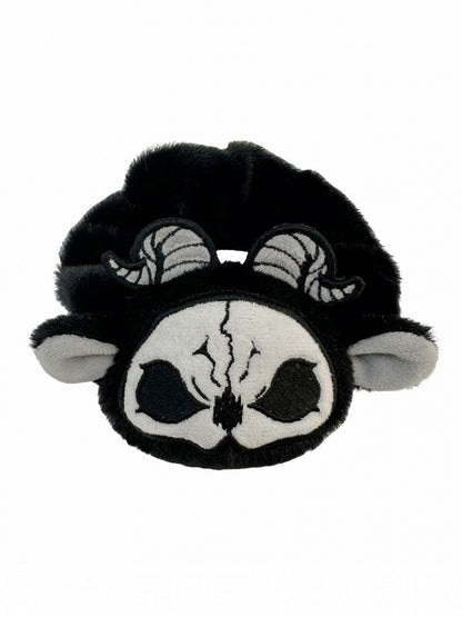 Black and White Grim Reaper Gothic Scrunchie