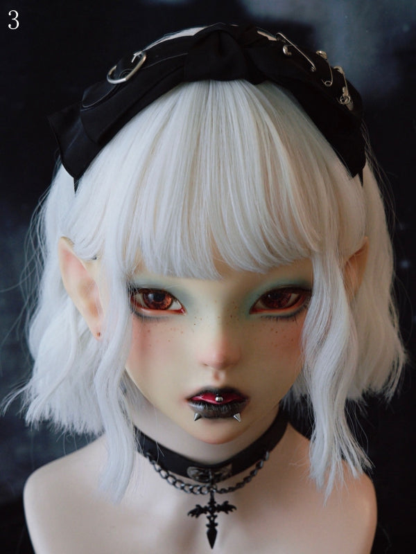 4 Options Black Gothic Buckle Decorated Bowknot KC