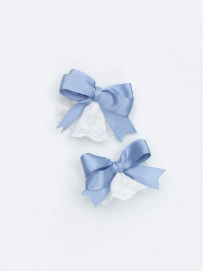 Blue / Red Bowknot Hairclip