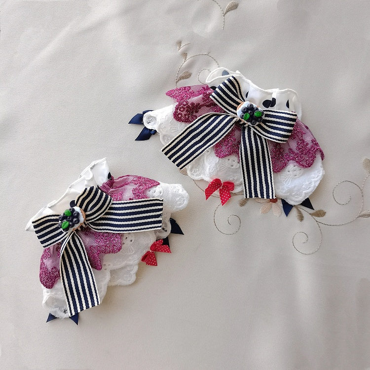 Sweet Fruit Bowknot Wrist Cuffs