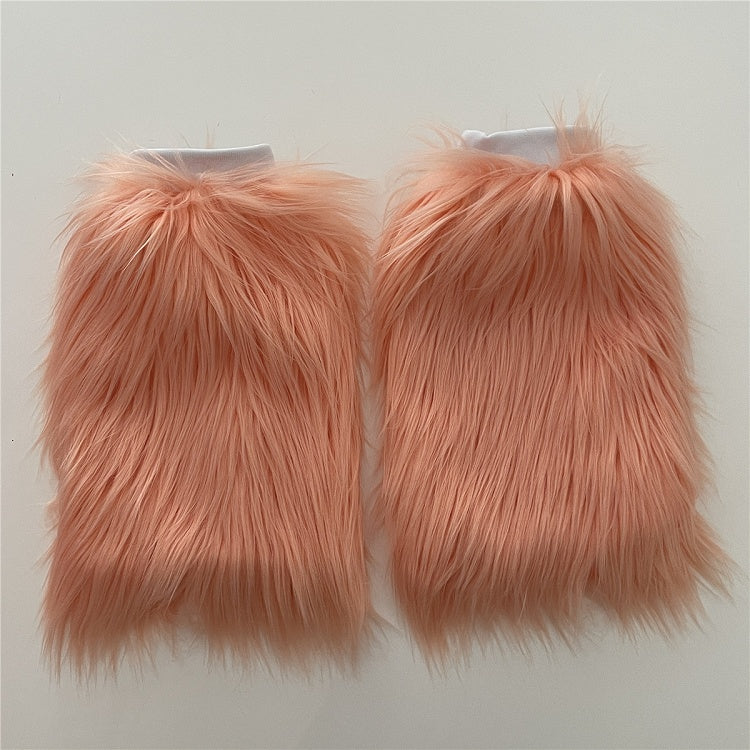 Orange Y2K 20CM/30CM/40CM Shaggy Leg Warmers
