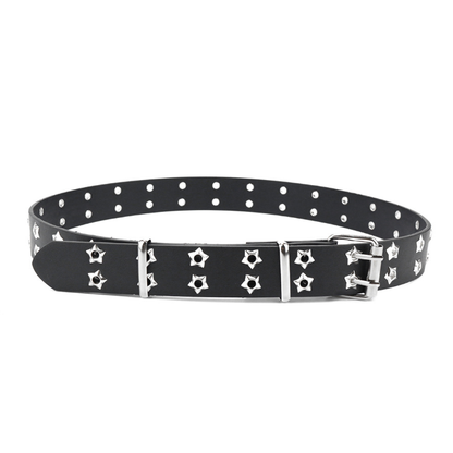 Skull and Chains Decorated Black Zips Design Punk Jeans