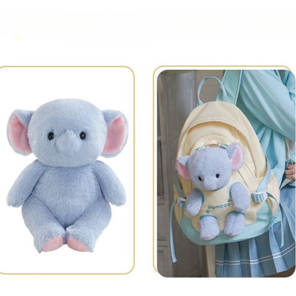 Yellow&Green Cut-out Design Backpack With 5 Options Detachable Plushie