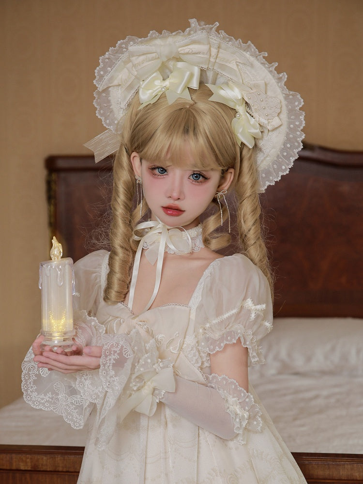 Creamy Lolita Bonnet