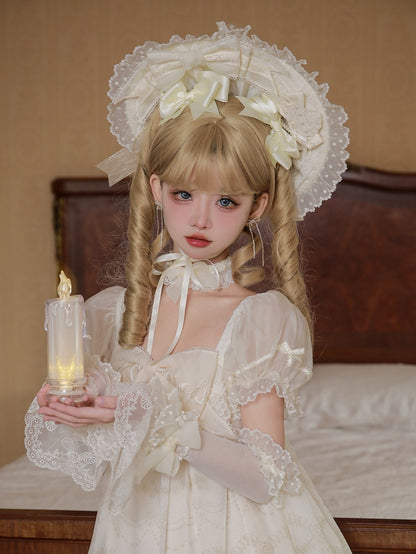 Creamy Lolita Bonnet