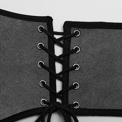 Black and Red Punk Corset