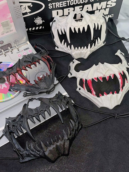 4 Colors Halloween Party Bucktooth Punk Mask