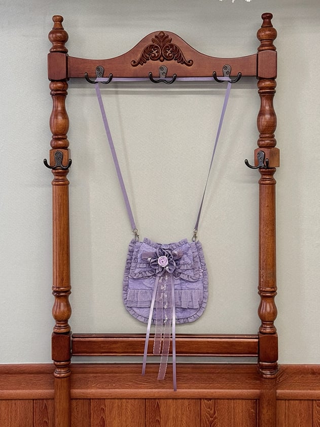 Beige / Purple / Red / Black Crossbody Bag