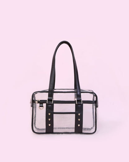 Pink/Black Sheer Ita Tote Bag