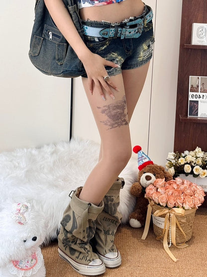 Nude Bittersweet Skeleton Print Tights