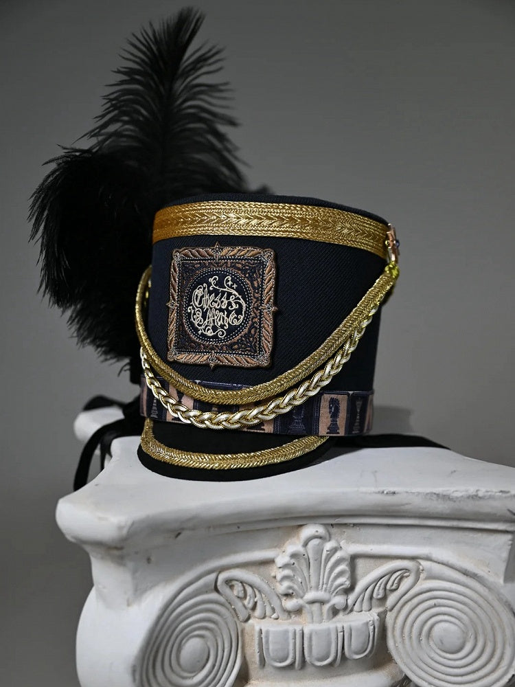 Black / Red / Dark Blue Hat