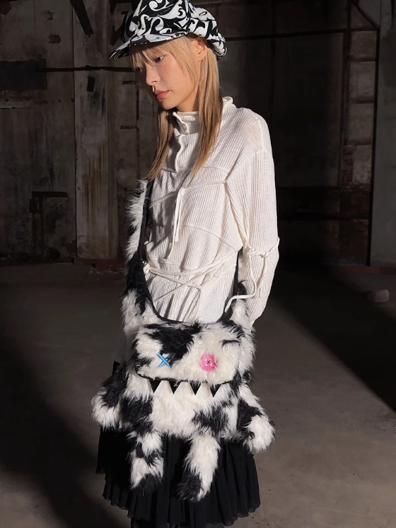 3 Color Options Bunny Monster Backpack