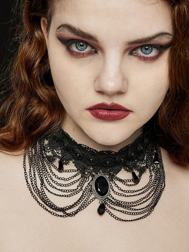 Goth Headwear-Choker