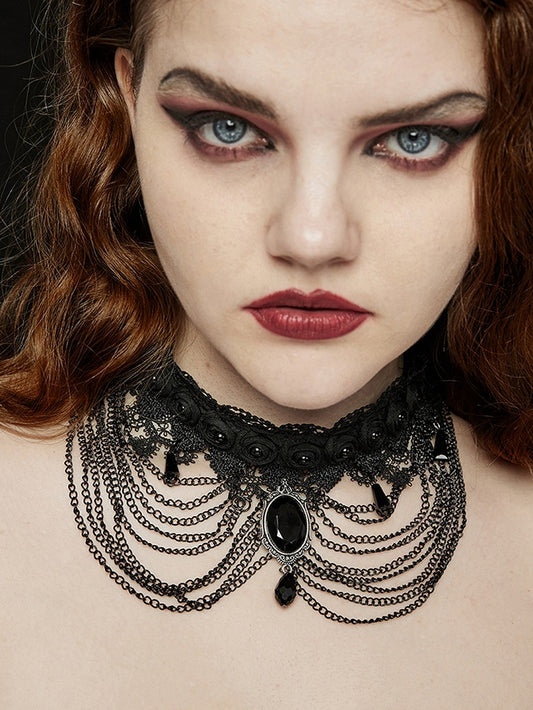 Goth Headwear-Choker