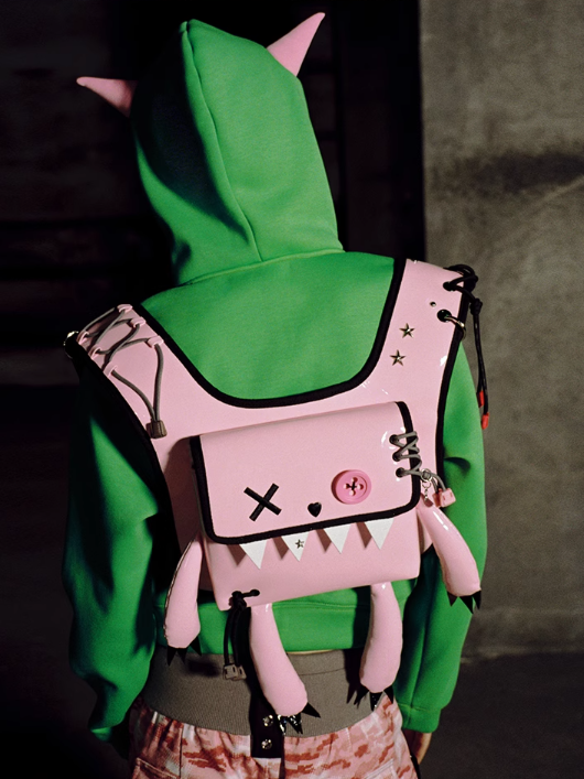 3 Color Options Bunny Monster Backpack