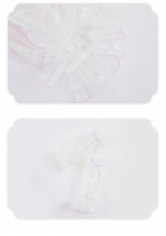 Light Purple Candy and Bead Decorated Spaghetti Straps Dress Sweet Lolita JSK