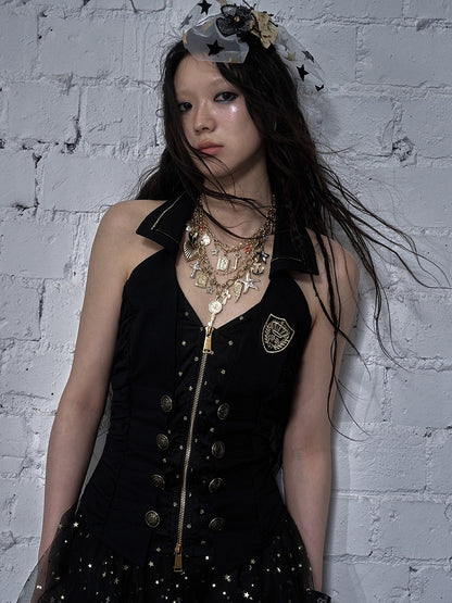 6 Options Punk Cross Charm Necklace/Waist Chain