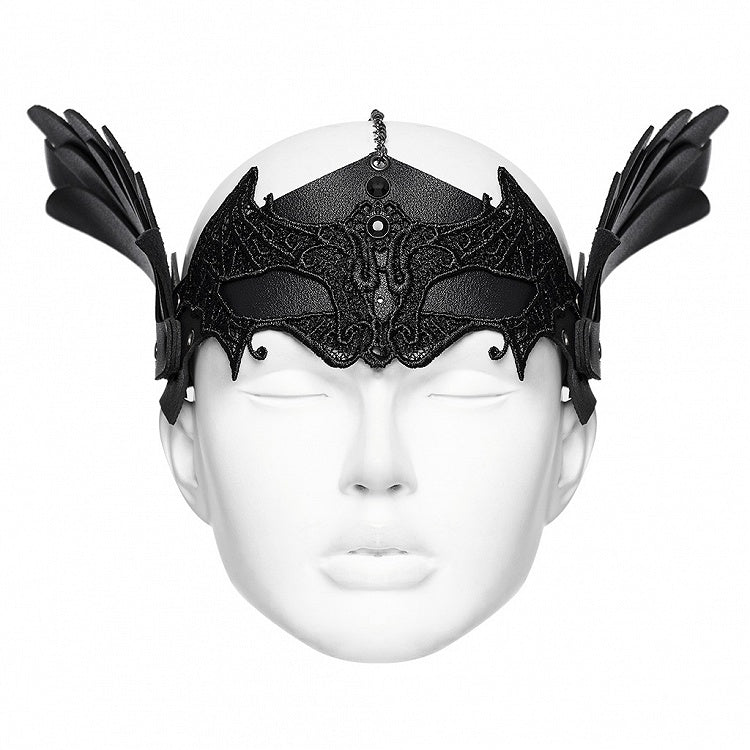 Black Punk Chain Mask