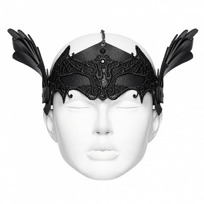 Black Punk Chain Mask