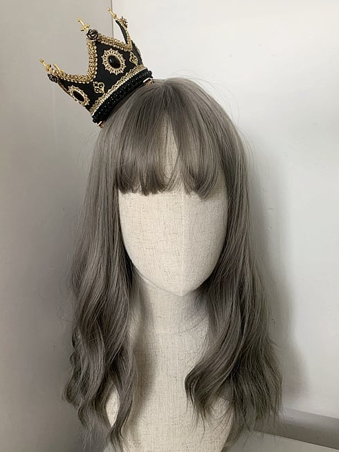 Beads and Rhinestones Decorated Gothic Elegant Crown