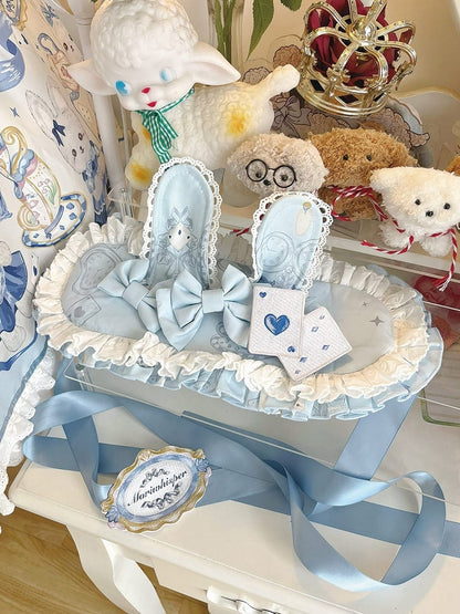 Alice Vibes Blue Bunny Ears Hairband