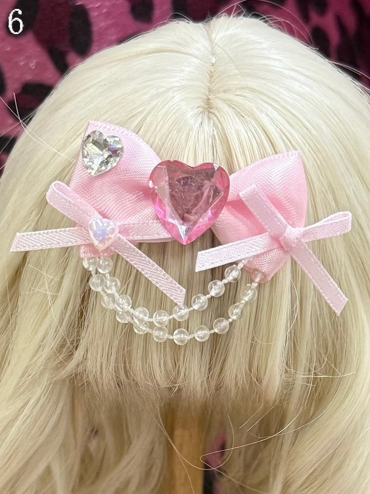 11 Options Bowknot BJD Doll Hairclip