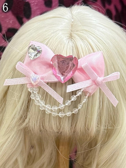 11 Options Bowknot BJD Doll Hairclip