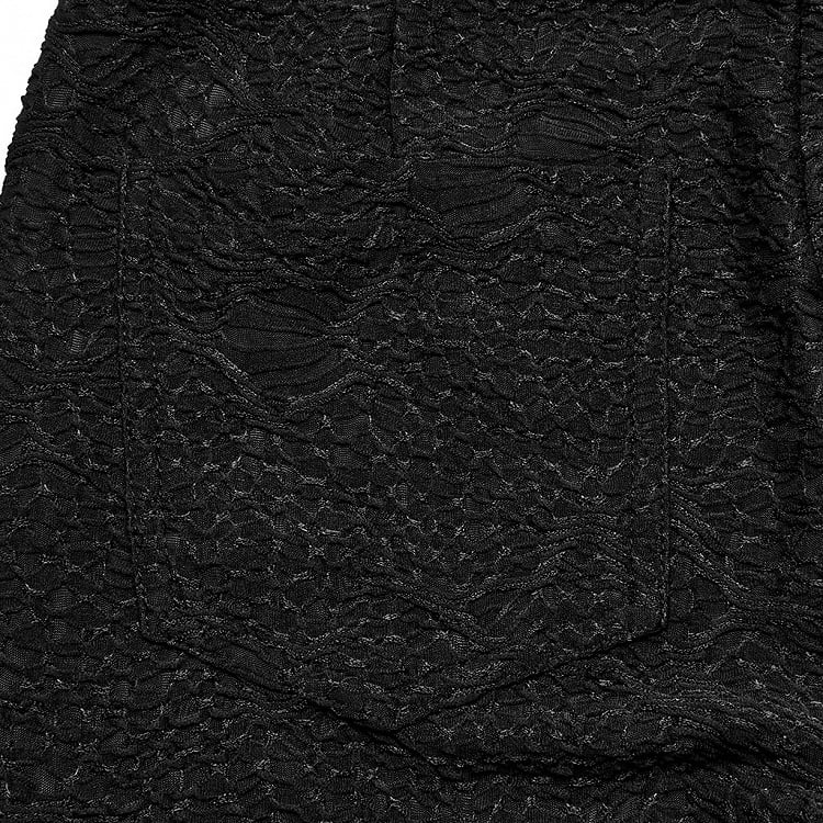 Black Goth Texture Leggings