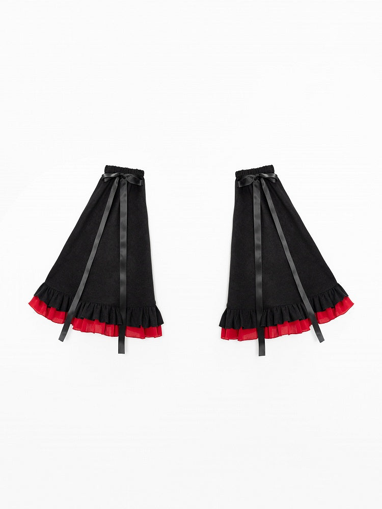 Fan Art Fashion Miss Devil Black Dress with Pumpkins Crossbody Full Set