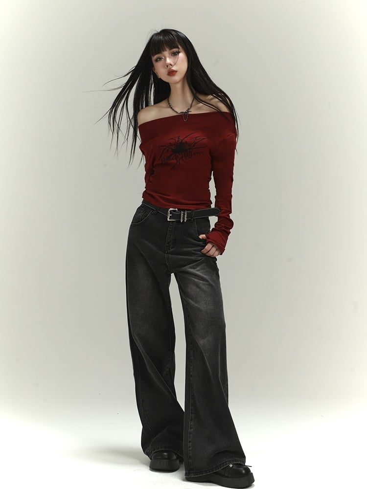 Black 100CM Buckle Belt