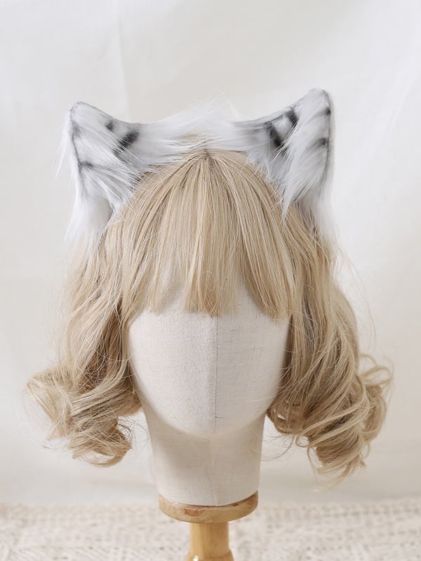 8 Colors Sweet Lolita Faux Fur Kitten Ear Hairclips