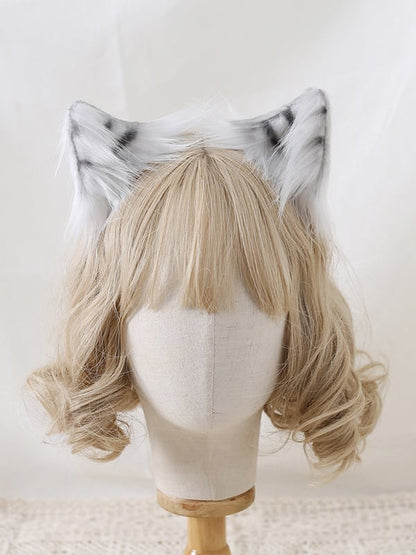 8 Colors Sweet Lolita Faux Fur Kitten Ear Hairclips