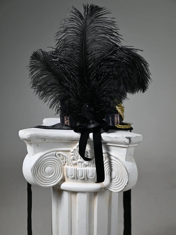 Black / Red / Dark Blue Hat