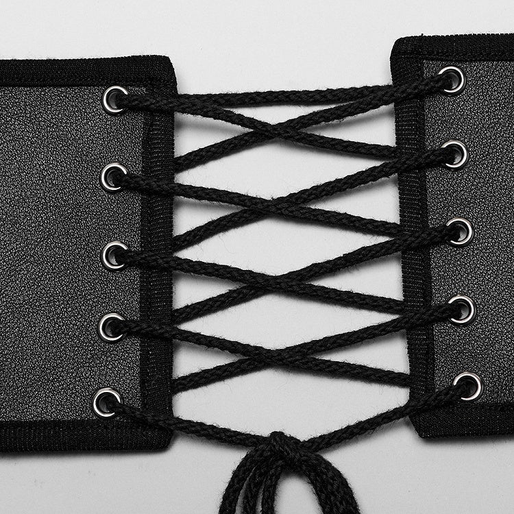 Black and Red Punk Corset