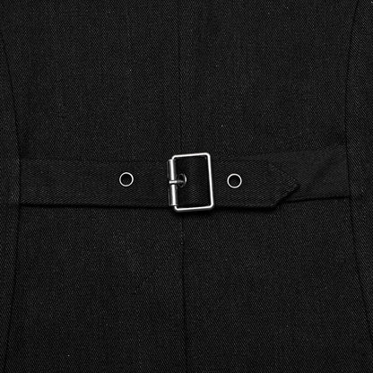 Black and Red Punk Personalized Vest