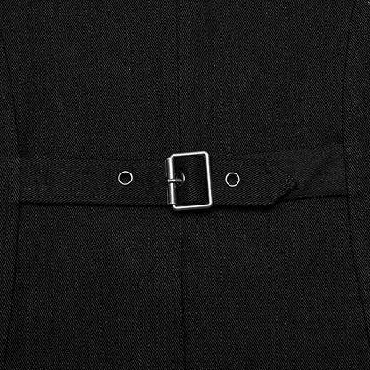 Black and Red Punk Personalized Vest