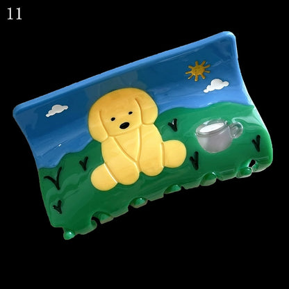 18 Options Bittersweet Animal Pattern Claw Clips