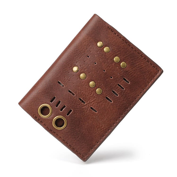 Steampunk Studs Decorated Purse Card Bag
