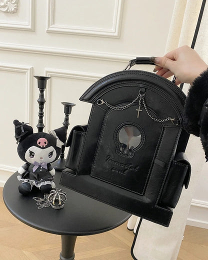 Gothic Black Gravestone-Shaped Ita Backpack