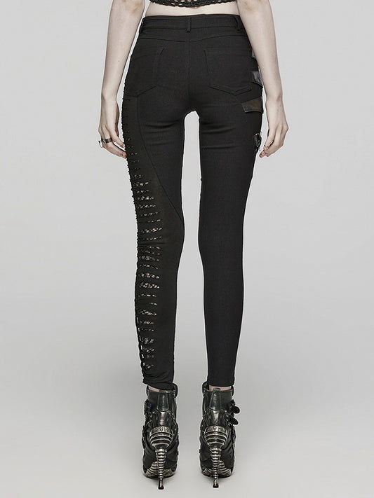 Punk Recombined Asymmetric Pants