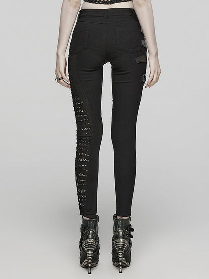 Punk Recombined Asymmetric Pants