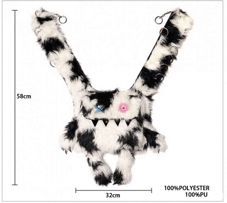 3 Color Options Bunny Monster Backpack