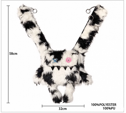3 Color Options Bunny Monster Backpack