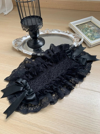 White / Black Lace Hairband