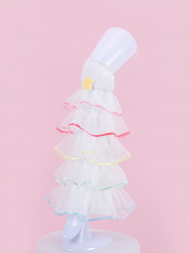 Sweet Layered Rainbow Leg Sleeves