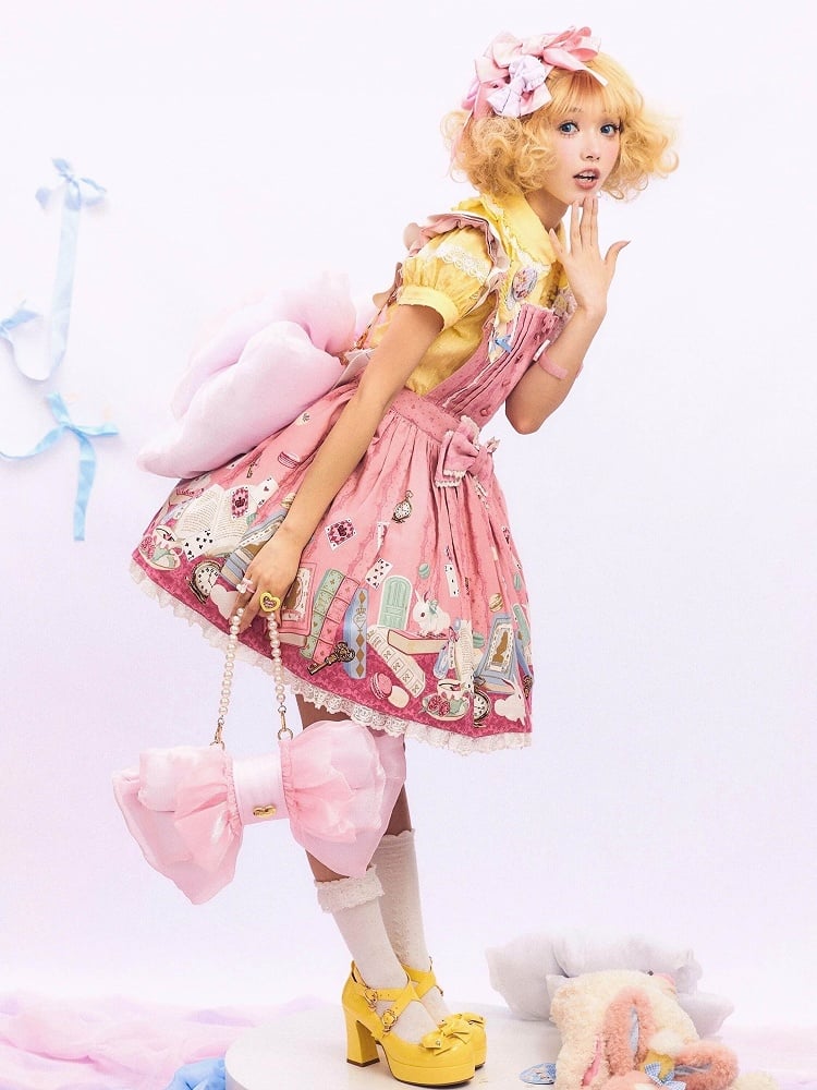 Best Seller Light Pink Cute Big Bow Backpack 3 Size Options