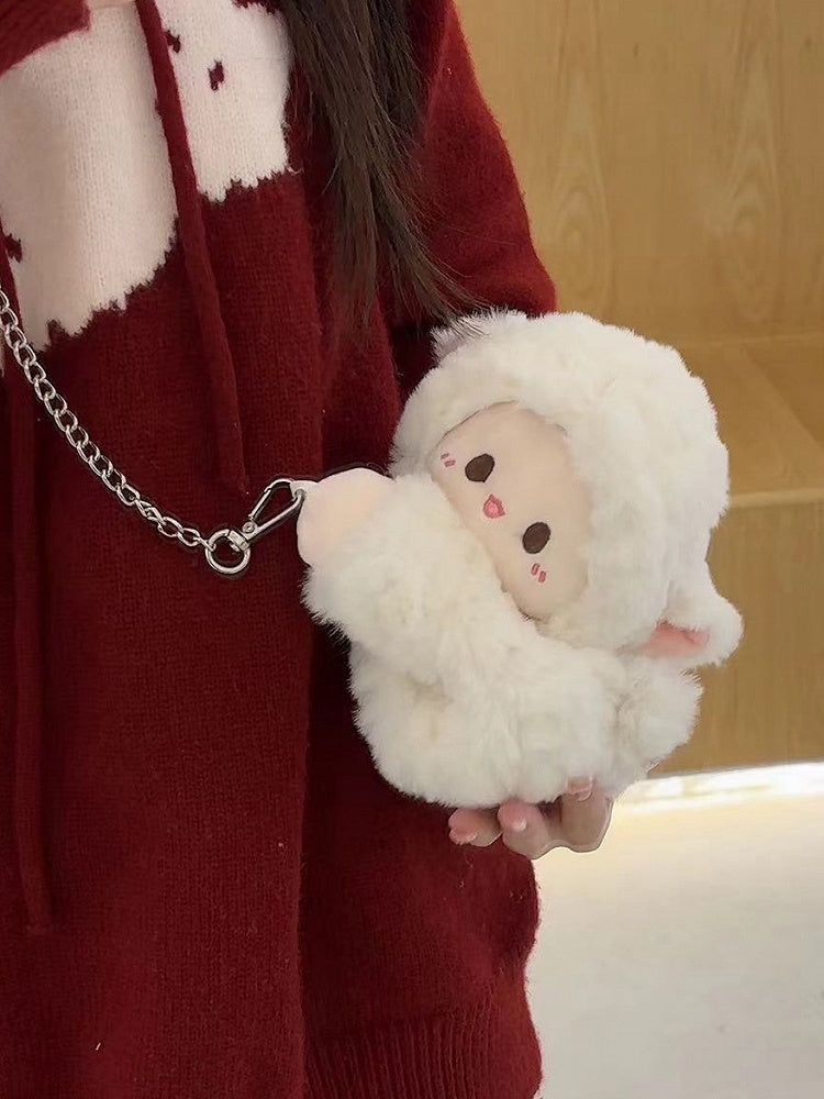 Cute Little Lamb White 21cm/28cm/40cm Plush Backpack/Crossbody