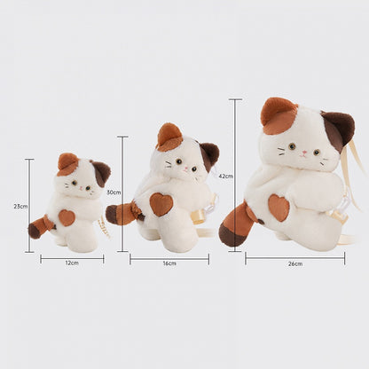 Cute Kitty White 23cm/30cm/42cm Plush Backpack/Crossbody