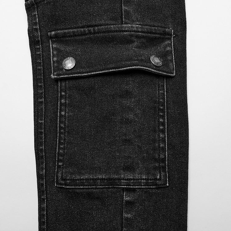 Punk Denim Pants
